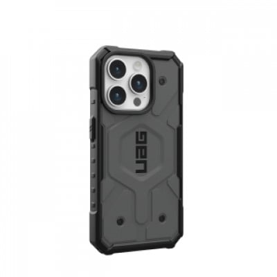 Urban Armor Gear Pathfinder Magsafe mobile phone case 15.5 cm (6.1") Cover Black, Silver