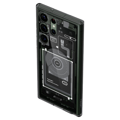 Spigen ACS05620 mobile phone case 17.3 cm (6.8") Cover Black, White