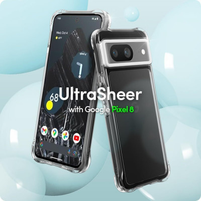 Spigen Cyrill Ultra Sheer mobile phone case 15.7 cm (6.16") Cover Transparent