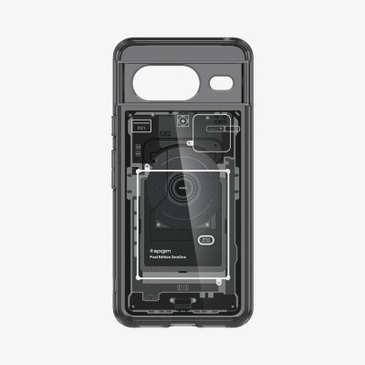 Spigen Ultra Hybrid Zero One coque de protection pour téléphones portables 15,7 cm (6.16") Housse Noir, Gris