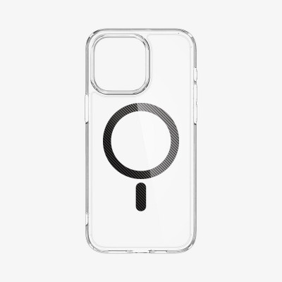 Spigen Ultra Hybrid MagFit mobile phone case 15.5 cm (6.1") Cover Transparent