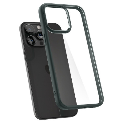 Spigen ACS06574 mobile phone case 17 cm (6.7") Cover Green, Transparent