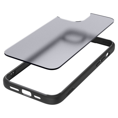 Spigen ACS06656 mobile phone case 17 cm (6.7") Cover Black, Transparent