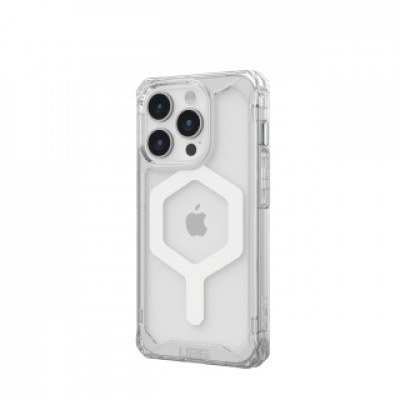 Urban Armor Gear Plyo Magsafe mobile phone case 15.5 cm (6.1") Cover Transparent, White