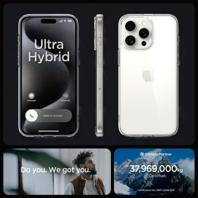 Spigen Ultra Hybrid coque de protection pour téléphones portables 17 cm (6.7") Housse Bleu, Transparent