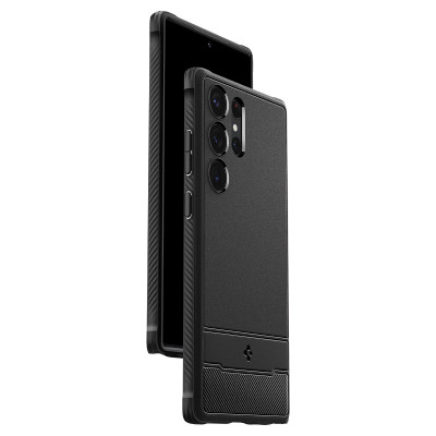 Spigen Rugged Armor mobile phone case 17.3 cm (6.8") Cover Black