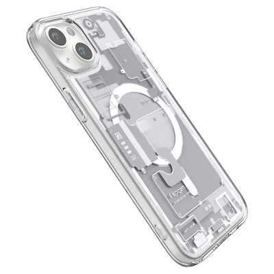 Spigen ACS07035 mobile phone case 17 cm (6.7") Cover Transparent, White