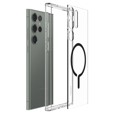 Spigen ACS05621 coque de protection pour téléphones portables 17,3 cm (6.8") Housse Noir, Transparent