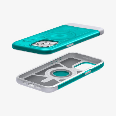 Spigen iPhone 15 Pro Classic C1 Magfit Bondi Blue coque de protection pour téléphones portables