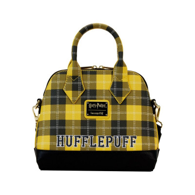Loungefly: Wizarding World - Harry Potter - Hufflepuff "Varsity" Plaid Crossbody Bag