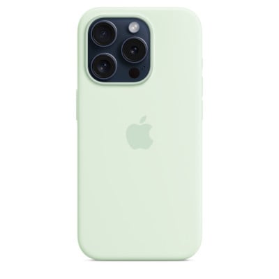 Apple iPhone 15 Pro Si Case Soft Mint