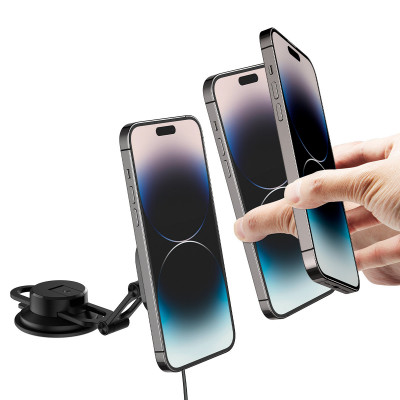 Spigen OneTap Pro 3 Smartphone Noir Recharge sans fil Charge rapide Auto