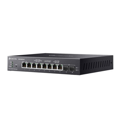 TP-Link Omada SG2210XMP-M2 commutateur réseau Géré L2/L2+ 2.5G Ethernet (100/1000/2500) Connexion Ethernet, supportant l'alimentation via ce port (PoE) Noir