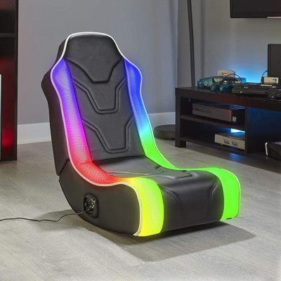 X-Rocker - Chimera RGB 2.0 Stereo Audio Gaming Chair with Vibrant LED Light - for children 6-12 years old