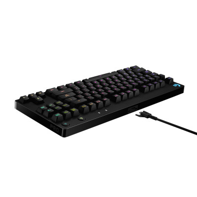 Logitech G Pro Gaming keyboard USB AZERTY French Black