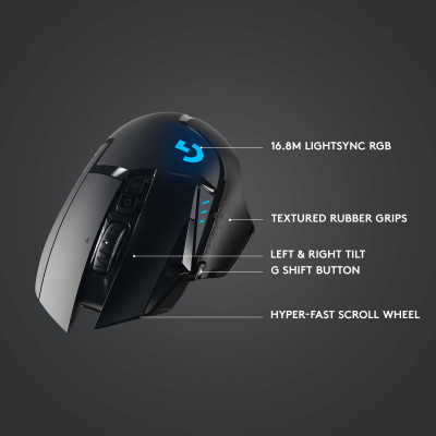 Logitech G G502 Lightspeed mouse Right-hand RF Wireless 25600 DPI