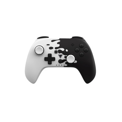 DragonShock - PopTop Black and White - Compact Bluetooth Wireless Controller for Nintendo Switch - Switch OLED - PC - Android