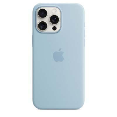 Apple iPhone 15 Pro Max Si Case Light Bluee