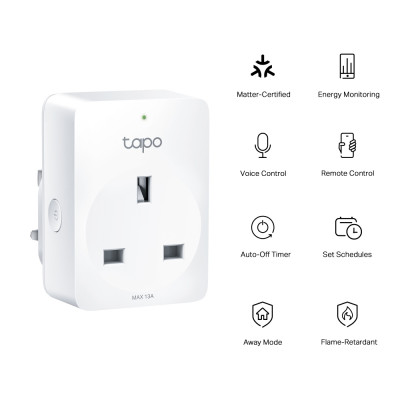 TP-Link Tapo P110M smart plug 2990 W White