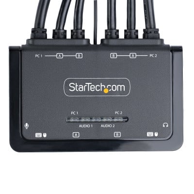 StarTech.com C2-DH46-UA2-CBL-KVM KVM switch Black