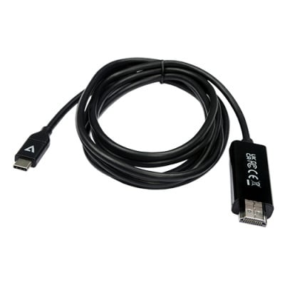 V7 V7UCHDMI-2M video cable adapter USB Type-C HDMI Black