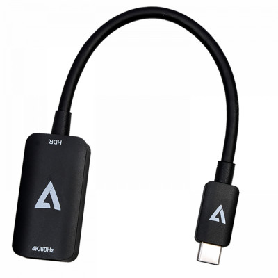 V7 V7USBCHDMI4K60HZ câble vidéo et adaptateur HDMI Type A (Standard) USB Type-C Noir