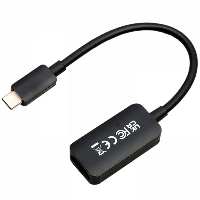 V7 V7USBCHDMI4K60HZ video cable adapter HDMI Type A (Standard) USB Type-C Black