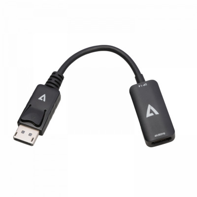 V7 V7DPHDMIACTV video cable adapter DisplayPort HDMI Black