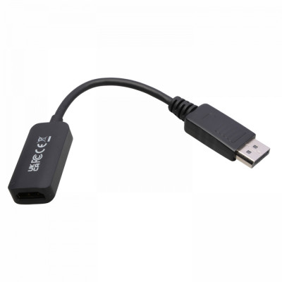 V7 V7DPHDMIACTV câble vidéo et adaptateur DisplayPort HDMI Noir