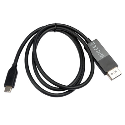 V7 V7UCDP-2M cable gender changer USB Type-C 3.2 Gen 1 DisplayPort Black