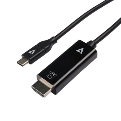 V7 V7UCHDMI-1M video cable adapter USB Type-C 3.2 Gen 1 HDMI Black