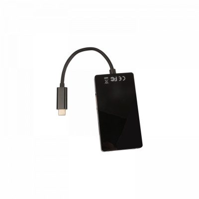 V7 V7UC-VGADVIHDMI-BLK USB graphics adapter 3840 x 2160 pixels Black