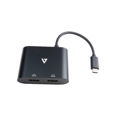 V7 V7UC-2HDMI-BLK adaptateur graphique USB 3840 x 2160 pixels Noir