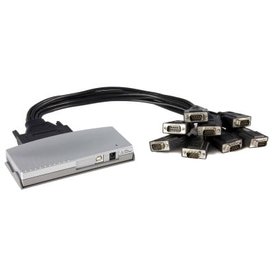 StarTech.com ICUSB2328 hub & concentrateur USB 2.0 Type-B Argent