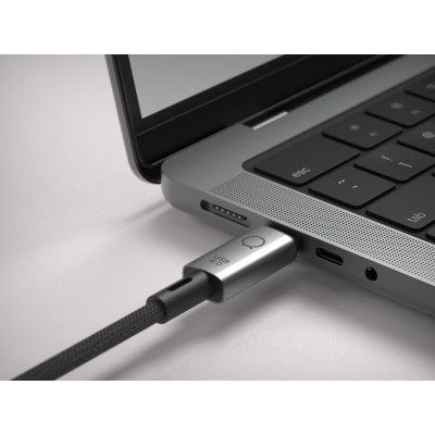 LINQ byELEMENTS LQ48028 USB-kabel 0,3 m USB4 Gen 3x2 USB C Zwart, Grijs