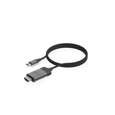 LINQ byELEMENTS LQ48017 câble vidéo et adaptateur 2 m USB Type-C HDMI Noir