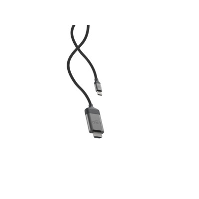 LINQ byELEMENTS LQ48017 câble vidéo et adaptateur 2 m USB Type-C HDMI Noir