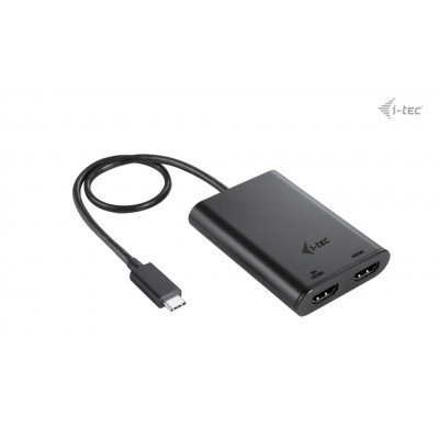 i-tec C31DUAL4K60HDMI USB graphics adapter 7680 x 4320 pixels Black