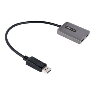 StarTech.com MST14DP122HD video cable adapter 0.3 m 2 x HDMI Black, Grey