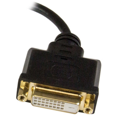 StarTech.com HDDDVIMF8IN video cable adapter 0.203 m Micro-HDMI Black