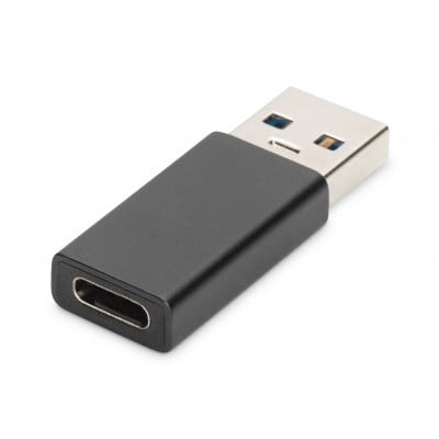 Digitus AK-300524-000-S cable gender changer USB-C jack Black