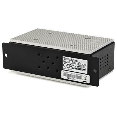 StarTech.com HB20A7AME hub & concentrateur USB 2.0 Type-B 480 Mbit/s Noir