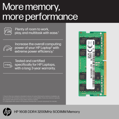 HP 16GB DDR4 3200 SODIMM Memory module de mémoire