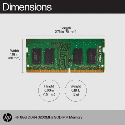 HP 16GB DDR4 3200 SODIMM Memory geheugenmodule