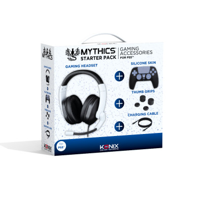 Konix Mythics Headset Wired Head-band Gaming Black, White