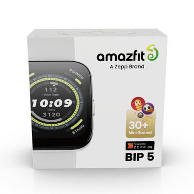 Amazfit Bip 5 4.85 cm (1.91") TFT Digital 320 x 380 pixels Touchscreen White GPS (satellite)