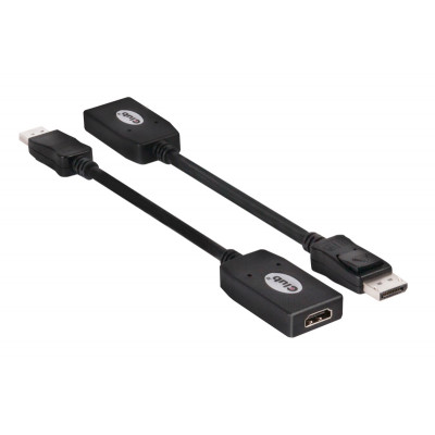 CLUB3D DisplayPort to HDMI Adapter Cable 0,13 m Noir