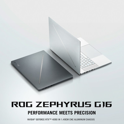 ASUS ROG Zephyrus G16 GU605MZ-QR029W-BE Intel Core Ultra 9 185H Laptop 40.6 cm (16") WQXGA 32 GB LPDDR5x-SDRAM 1 TB SSD NVIDIA GeForce RTX 4080 Wi-Fi 6E (802.11ax) Windows 11 Home Grey, Black