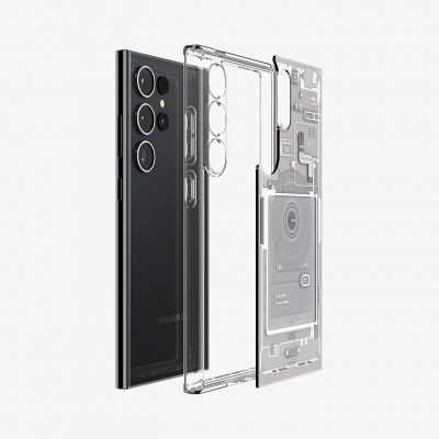 Spigen Ultra Hybrid Zero One mobile phone case 17.3 cm (6.8") Cover Grey