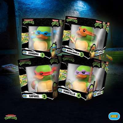 Numskull - Best of TUBBZ Boxed Bath Duck - Teenage Mutant Ninja Turtles - Raphael - 9cm
